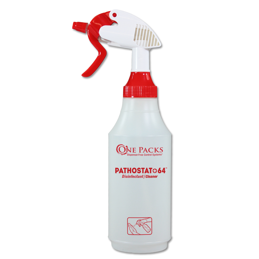 One Packs® Pathostat 64™ Disinfectant 32 oz. Spray Bottle