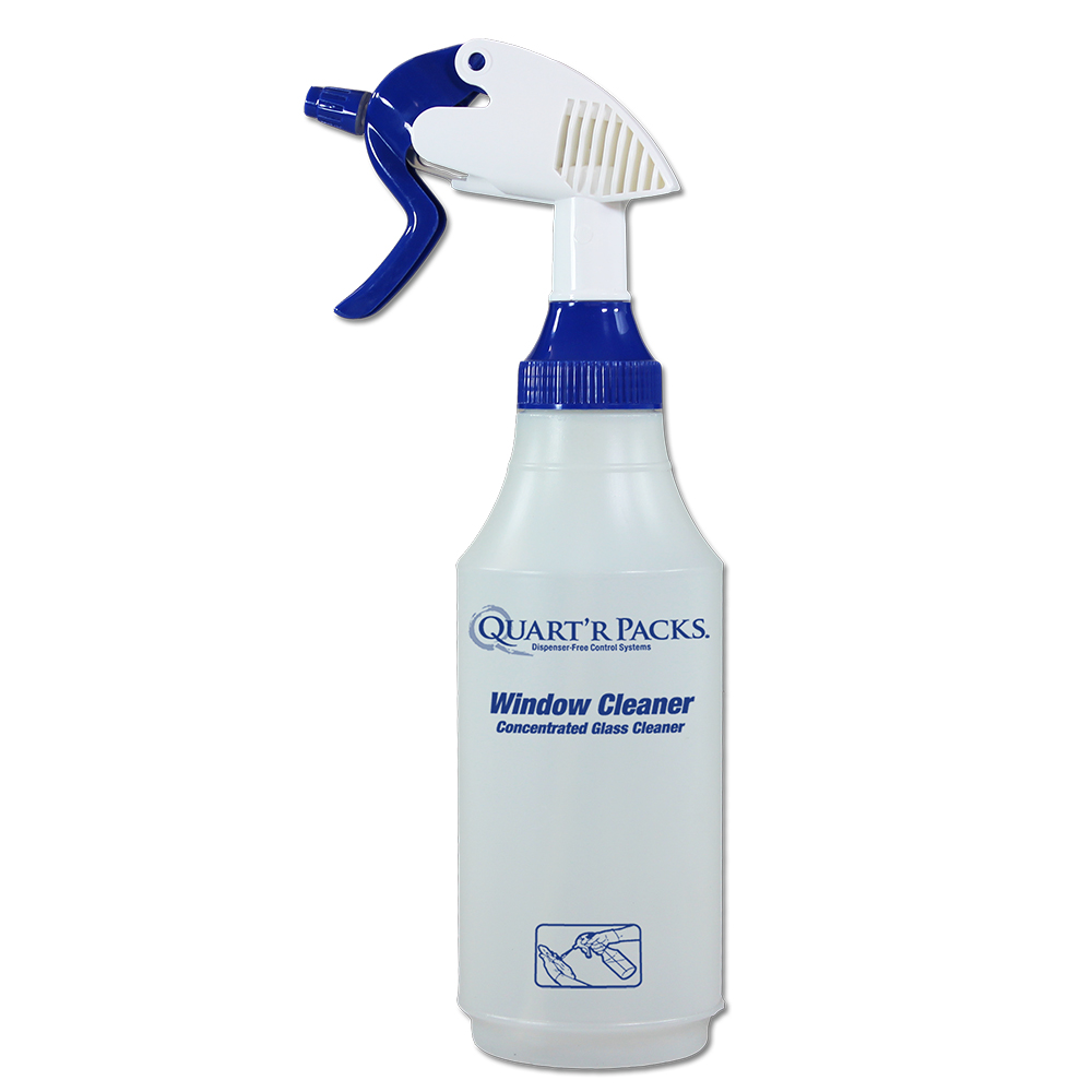 Quart’r Packs® Window Cleaner 32oz spray bottle