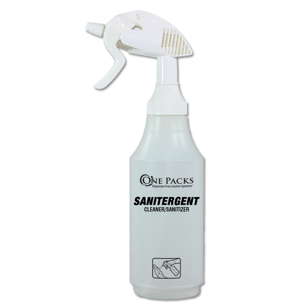 One Packs® Sanitergent Sanitizer 32 oz. Spray Bottle