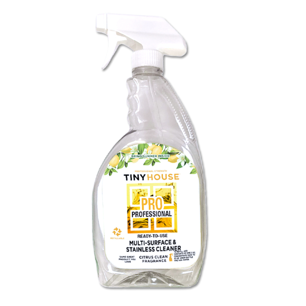 Tiny House® PRO Multi-Surface 32 oz. Spray Bottles