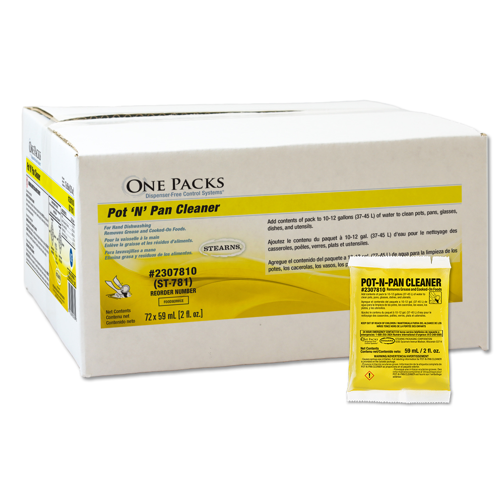 One Packs® Pot ’N’ Pan Cleaner for hand washing