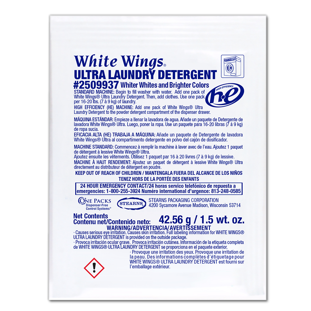 One Packs® White Wings® Ultra Laundry Detergent
