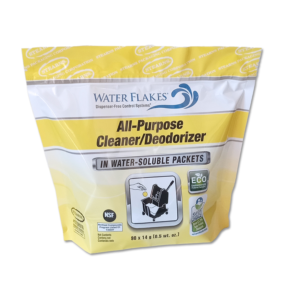 Water Flakes® All-Purpose Cleaner/Deodorizer in water-soluble packets