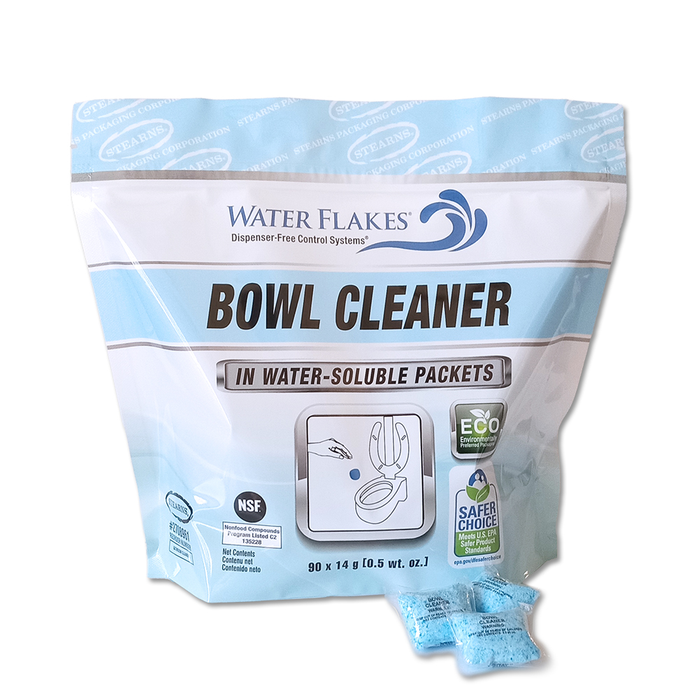 Water Flakes® Bowl Cleaner in water-soluble packets