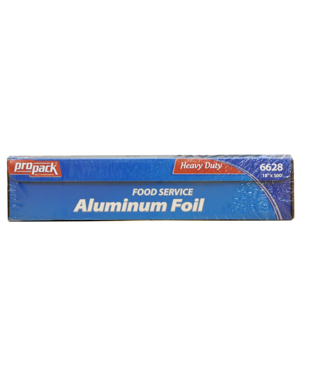 FOOD FOIL / WRAP PROPAK 18"x500' X-HVY ALUMINUM ROLL RECYCLABLE - 1/ROLL