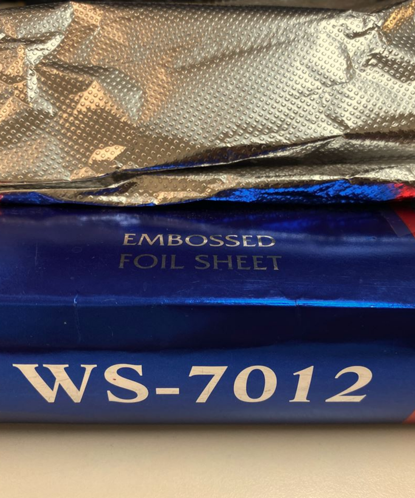 FOOD FOIL WRAP POP-UP 12"x10.75" SHEET INTERFOLDED ALUMINUM - 2400/CASE