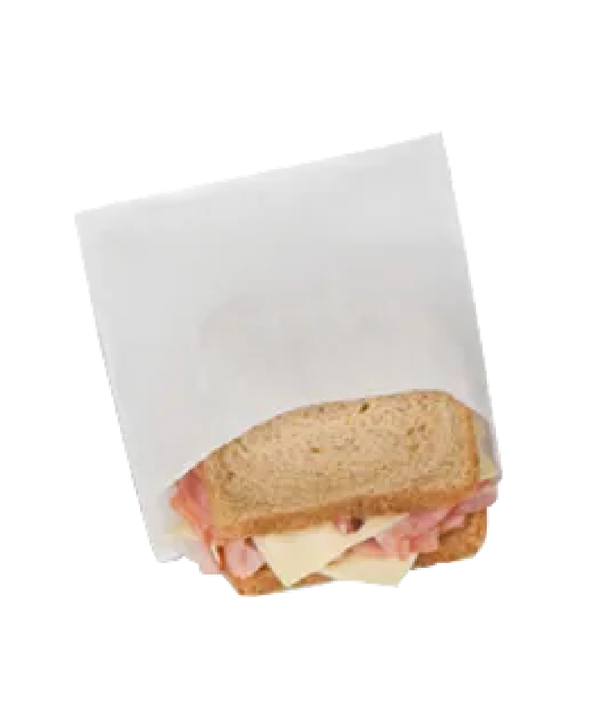 BAG WET WAX SANDWICH TRANSLUSCENT 6"x1"x7" RECYCLABLE - 1000/BX