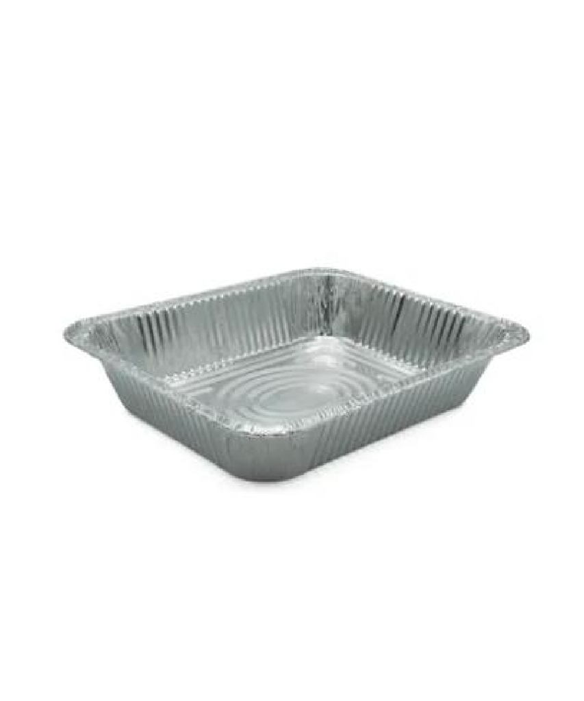 CATERING TRAY / STEAM TABLE PAN ALUMINUM HALF DEEP RECYCLABLE - 100/CASE