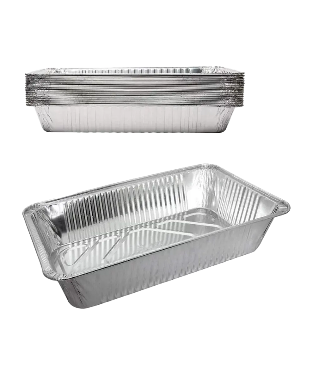 TRAY / STEAM TABLE PAN ALUMINUM FULL DEEP X-HVY RECYCLABLE - 50/CASE