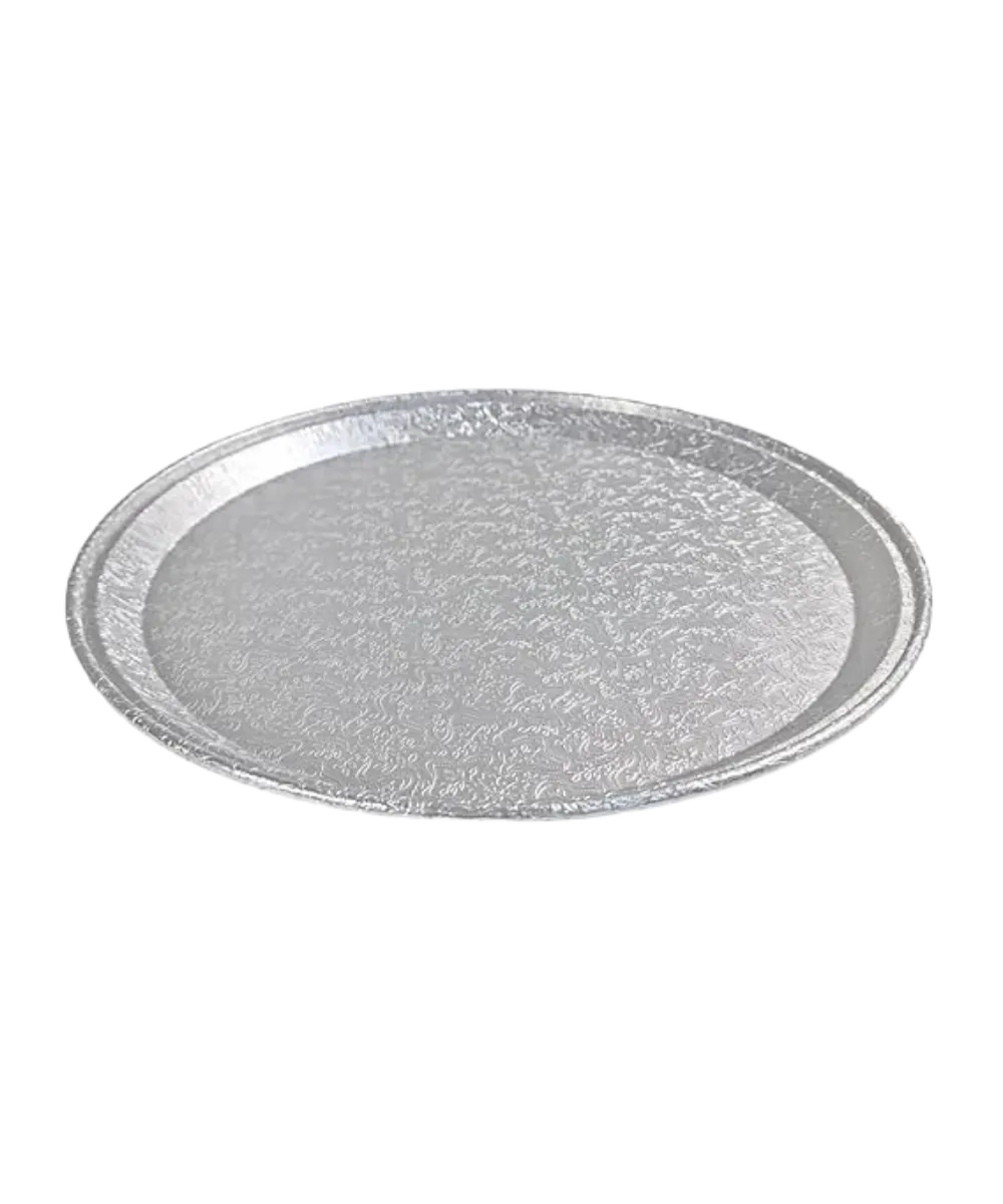 CATERING TRAY 16" ALUMINUM ROUND RECYCLABLE - 50/CASE