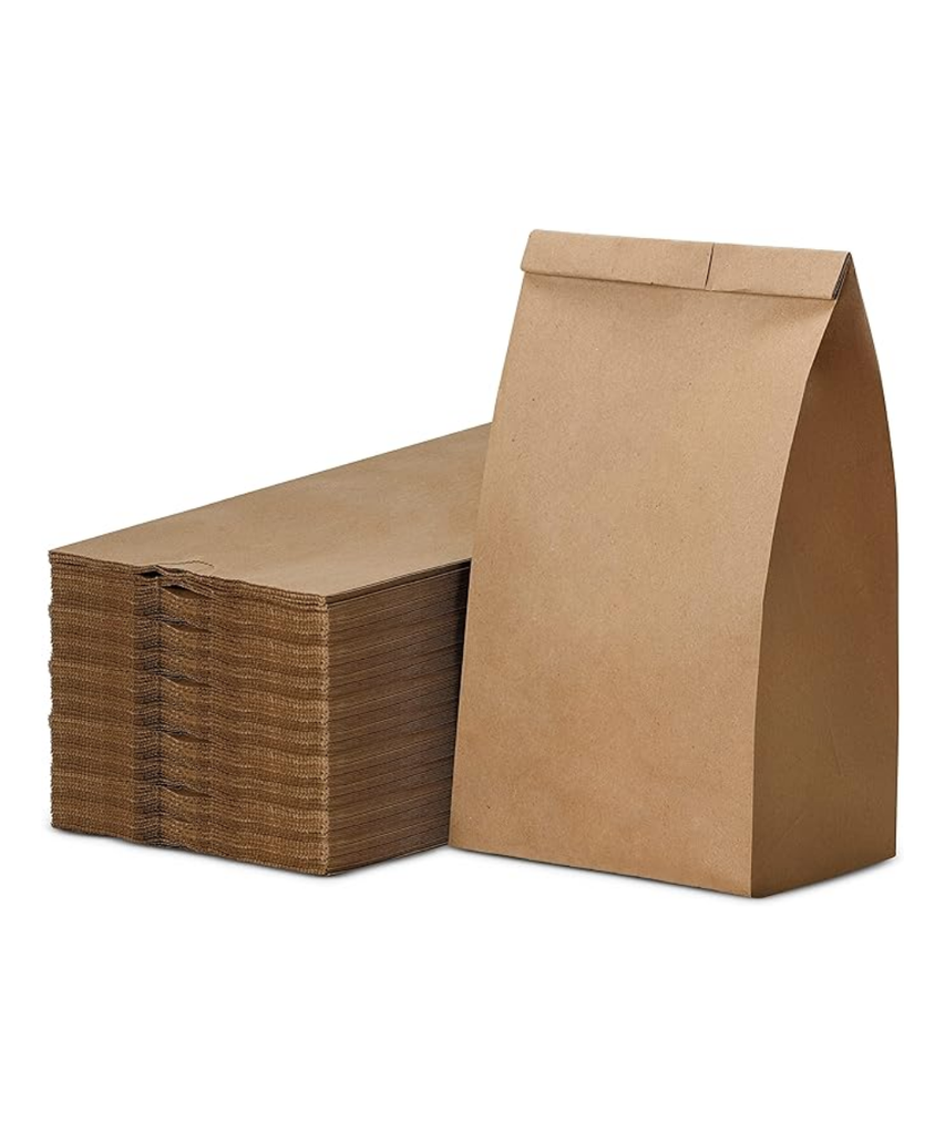 BAG PAPER 4# KRAFT RECYCLABLE - 500/CASE