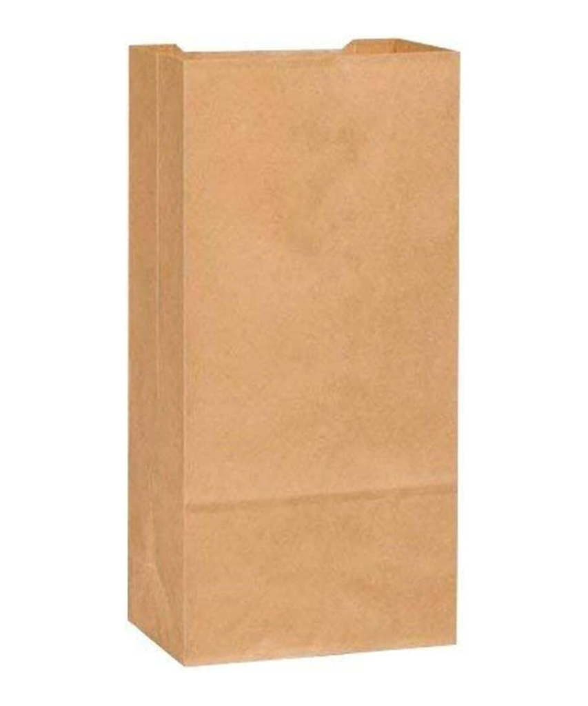 BAG PAPER 12# BROWN HUSKY HEAVY RECYCLABLE - 400/CASE