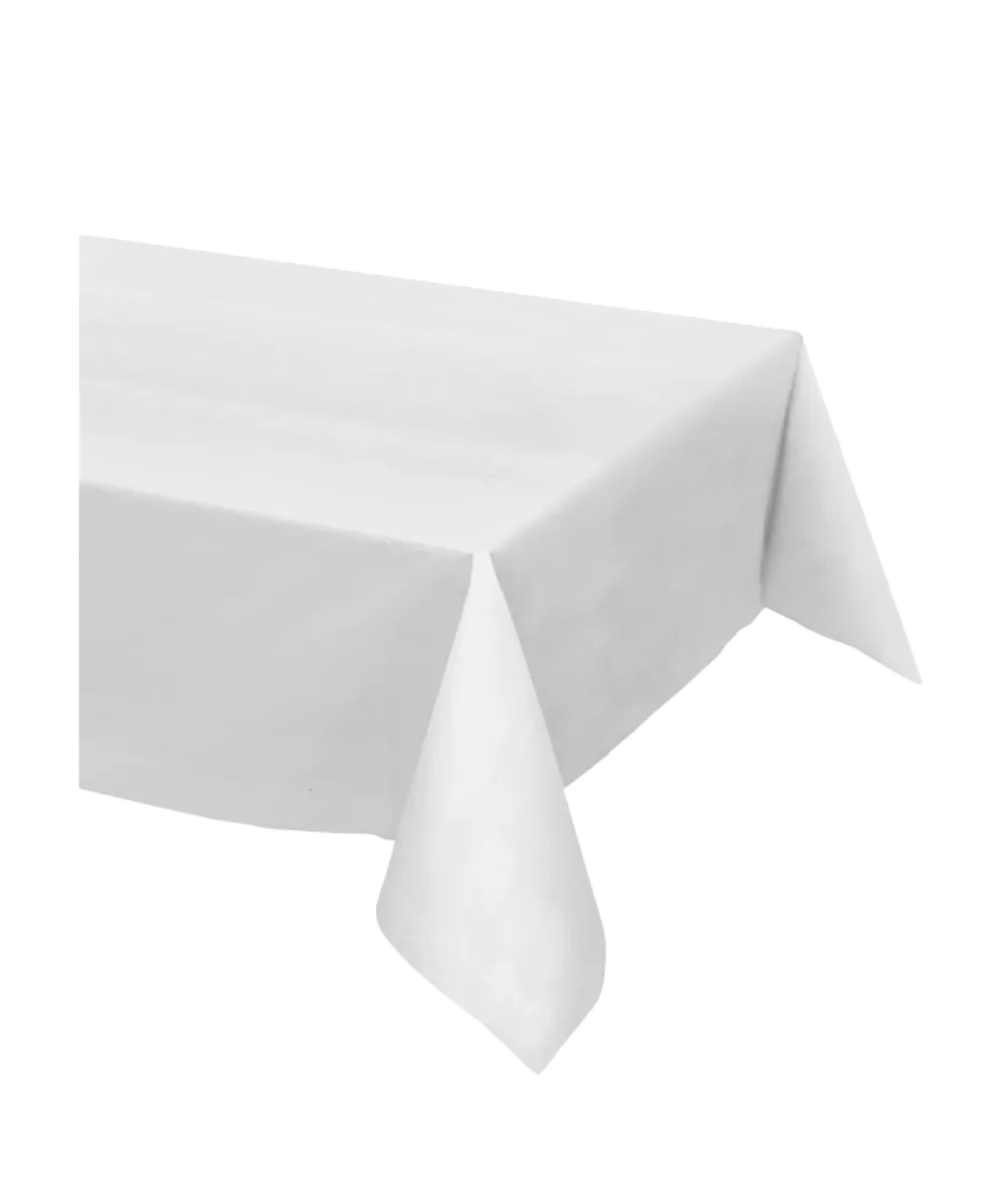 TABLE COVER PLASTIC 54"X108"
WHITE - 12/CASE