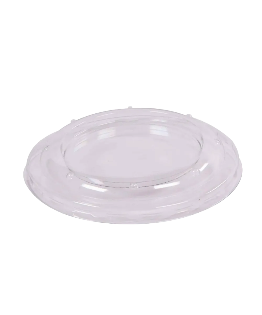 LID 4"X4.5" CLEAR PET FOR 8oz to 14oz DISH RECYCLABLE - 1200/CASE