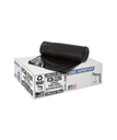 CAN LINER 33 GALLON X-HVY BLACK PLASTIC TRASH BAG 33"X39" COEX SUPERTUFF 3-PLY ANTIMICROBIAL ODOR CONTROL CORELESS ROLL - 100/CASE