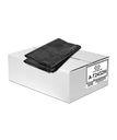 CAN LINER 24"X32" 16 GALLON HEAVY BLACK PLASTIC TRASH LINER - 500/CASE