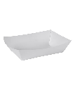 FOOD TRAY BOAT 1/2lb PAPER WHITE RECTANGULAR - 1000/CASE