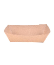 FOOD TRAY BOAT 2.5lb PAPER KRAFT RECTANGULAR - 500/CASE