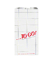 BAG FOIL INSULATED WHITE 1/2 GALLON ToGo! - 500/CASE