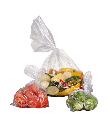 BAG PLASTIC LLDPE UTILITY SIDE GUSSET 8"X4"X18" - 1000/CASE