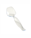 SPOON 8.5" CLEAR PLASTIC FOR SERVING FOOD / CATERING UTENSILS - 144/CASE