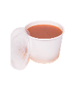 CONTAINER 16oz WHITE PAPER ROUND 112mm Karat COMPOSTABLE - 1000/CASE