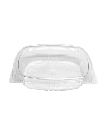 FOOD CONTAINER 8oz TAMPER EVIDENT CLEAR RPET DELI HINGE LID  - 200/CASE