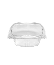 FOOD CONTAINER 16oz TAMPER EVIDENT CLEAR RPET DELI HINGE LID - 200/CASE