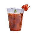 FOOD CATERING 16oz PET CLEAR PLASTIC ROUND CUP 98mm - 1000/CASE