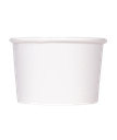 FOOD CONTAINER 4oz PAPER WHITE 76mm KARAT - 1000/CASE