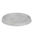 CUP LID PET CLEAR FOR 2oz SOUFFLE / PORTION CUPS DIXIE - 2400/CASE