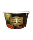 CONTAINER 12oz PAPER ROUND PRINT GREAT TASTE FOR HOT FOODS - 1000/CASE