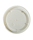 LID WHITE PLA LINED COMPOSTABLE FITS 16-32-oz CONTAINER ECOTAINER - 500/CASE