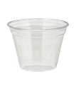 CUP 9oz PET CLEAR SQUAT FOR COLD BEVERAGE DIXIE - 1000/CASE