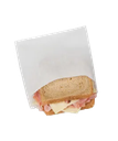 BAG WET WAX SANDWICH TRANSLUSCENT 6"x1"x7" RECYCLABLE - 1000/BX