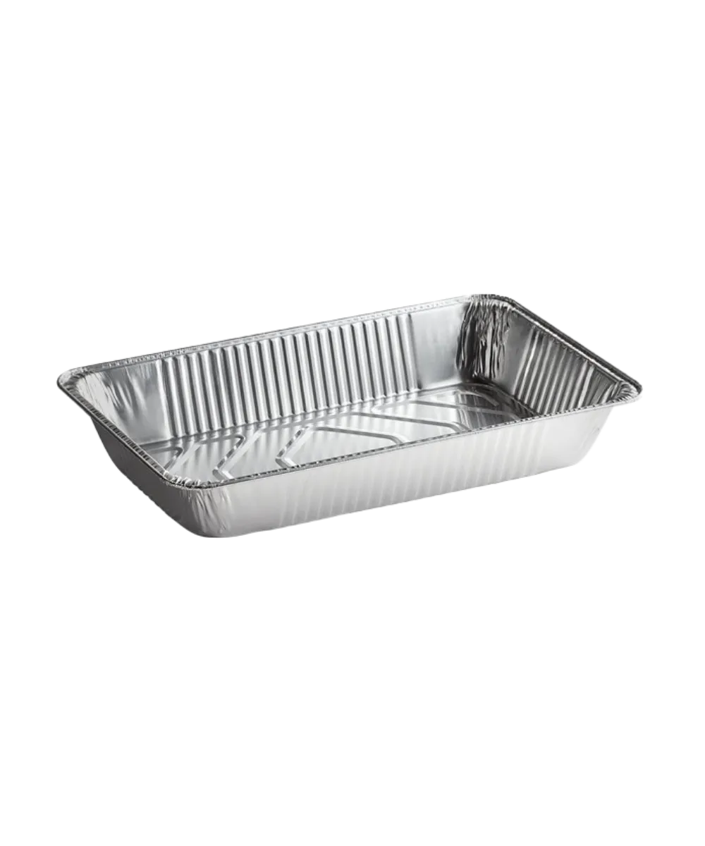 Extra Heavy-Duty Full Deep Aluminum Catering Trays (50/Case)
