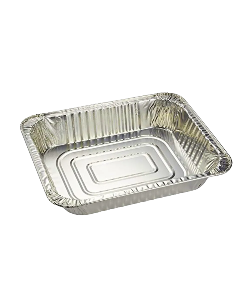 Full Deep Aluminum Catering Trays - Large Capacity & Durable (50/Case)