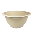 FOOD BOWL 12oz ROUND NATURAL FIBER BARREL COMPOSTABLE - 500/CASE