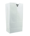 BAG PAPER 20# WHITE RECYLABLE - 500/CASE