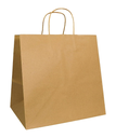BAG PAPER 10"x5"x10" 100GSM BROWN TWIST HANDLE RECYCLABLE - 250/BOX
