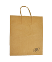 BAG PAPER KRAFT BISTRO-MAX 11.8"X7"X14" w/TWIST HANDLE SPC RECYCLABLE - 250/BOX