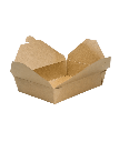 LUNCH BOX #2 PAPER KRAFT 54oz 7.8"X5.5"X1.8" ONE-PIECE FOLD TO-GO RECTANGULAR RECYCLABLE - 200/CASE